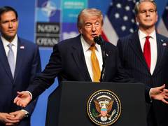 
      
      Trump claims Strait of Hormuz is 