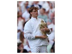 
      
      Sinner reaches 100 Grand Slam victories with Wimbledon triumph
      
      