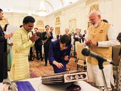 
      
      Indian Embassy in Japan highlights Santoor's heritage after PM Ta
      
      
