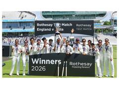 
      
      Suryakumar congratulates IND-W on historic Lord's Test win
      
      