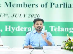 
      
      CM Revanth Reddy appeals to MPs to work  hard for achieving the s
      
      