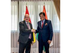 
      
      Piyush Goyal meets Spanish Industry and Tourism Minister 
      
      