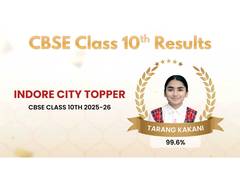 
      
      QCI's Class 10th Student Tops Indore City with 99.6%
      
      