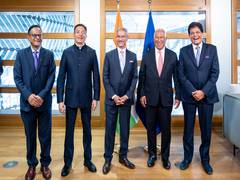 
      
      Jaishankar meets European Council President in Brussels
      
      