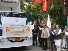 
      
      Saxena flags off export consignment of 5 MT of Ladakh's apricots
      
      