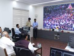 
      
      Gujarat CM Patel monitors  Rath Yatra in Ahmedamad
      
      