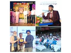 
      
      Actor Pravin Tarde and Educationist Shri Dattatray Ware Guruji
      
      