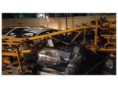 
      
      One dead after crane collapses in Mira Road
      
      