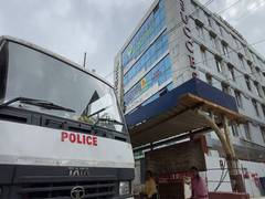 
      
      Heavy police deployment at Hyderabad school over 'Kalma' row
      
      