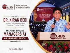 
      
      Dr. Kiran Bedi Inspires Management Students at GIBS Business 
      
      