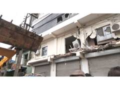 
      
      Anti-encroachment drive at TMC MP Abhishek Banerjee's office
      
      