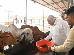 
      
      Gujarat CM Patel visits natural farming farm in Mahundra
      
      