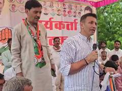 
      
      MP Cong chief Patwari campaigns for Ghanshyam Singh
      
      