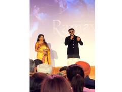 
      
      Ranbir apologises for wearing sunglasses at Ramayana launch
      
      