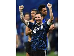 
      
      Lionel Messi ahead of summit clash vs Spain
      
      