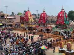 
      
      Devotees throng at Gundicha Temple on fourth day of Rath Yatr
      
      