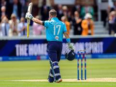 
      
      3rd ODI: England post a mammoth 387/3 against India
      
      