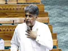 
      
      Congress MP Manish Tewari moves adjournment motion in Lok Sabha
      
      
