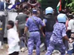 
      
      Police use mild force to disperse CJP protestors
      
      