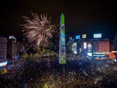 
      
      Argentina fans salute team with celebrations in Buenos Aires
      
      