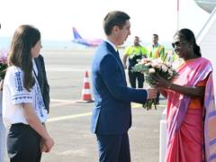 
      
      President Murmu arrives in Moldova; begins Europe visit
      
      