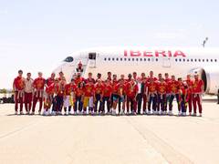 
      
      Spain return to Madrid following FIFA WC trophy triumph
      
      