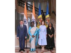 
      
      Prez Murmu meets Indian community in Moldova
      
      