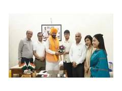 
      
      Haryana CM Nayab Singh Saini meets  NEET UG 2026 AIR 2 holder
      
      