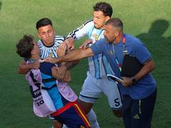 
      
      FIFA to probe World Cup final brawl
      
      