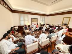 
      
      INDIA Bloc leaders hold strategy meeting
      
      
