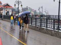 
      
      Red alert in Himachal as heavy rain disrupts normal life
      
      