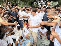 
      
      Akhilesh, Supriya Sule join Congress protest at Lok Kalyan Marg
      
      