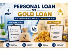 
      
      Personal Loan vs Gold Loan for Emergencies: Which Is Cheaper
      
      