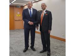 
      
      Jaishankar raises safety of Indian seafarers with Lavrov
      
      