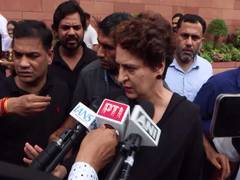 
      
      Priyanka Gandhi Vadra questions govt over adjournment motion
      
      