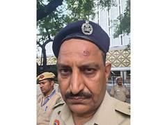 
      
      Delhi Police ACP injured after stone-pelting during protest
      
      