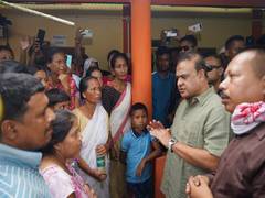 
      
      Assam CM visits flood-hit Charaideo, Sivasagar and Jorhat
      
      