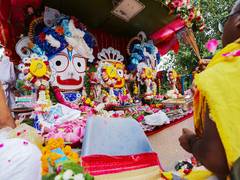 
      
      Poda Pitha offered to Lord Jagannath during Bahuda Yatra
      
      