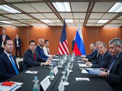 
      
      Rubio urges end to Russia-Ukraine war in Lavrov talks
      
      