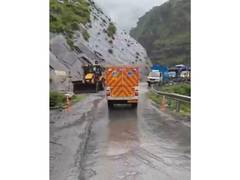 
      
      Night Traffic on NH-154A near Durgethi suspended due to landslide
      
      