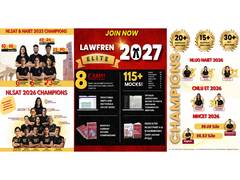 
      
      Lawfren Rated Among the Best NLSAT Coaching and Best 3 Year LLB
      
      