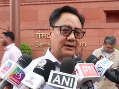 
      
      Cong not interested in debate: Rijiju amid deadlock in Parliament
      
      