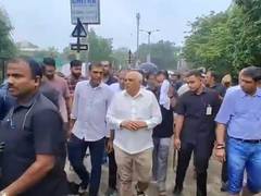 
      
      Gujarat CM inspects waterlogged Bopal
      
      