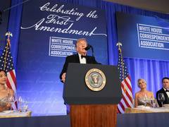 
      
      Trump jokes about possible 3rd term at WHCD
      
      