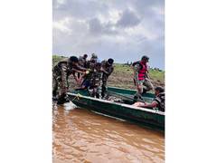 
      
      Gujarat: Army rescues stranded individuals from floodwaters
      
      