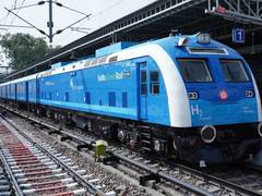 
      
      Hydrogen Train travelled 1200 kms; replacing diesel exhaust
      
      