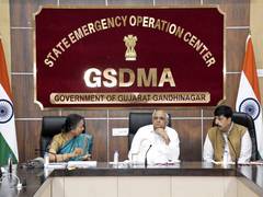 
      
      Chief Minister Patel reviews rain situation at SEOC
      
      
