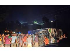 
      
      2 dead, 7 injured as pilgrim bus overturns in Bilaspur
      
      