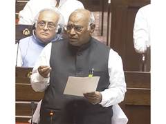 
      
      Kharge targets Amit Shah over student protest action in RS
      
      