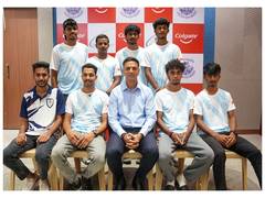
      
      Rahul Dravid Inaugurates Colgate Total Inter-College 5-A-Side
      
      